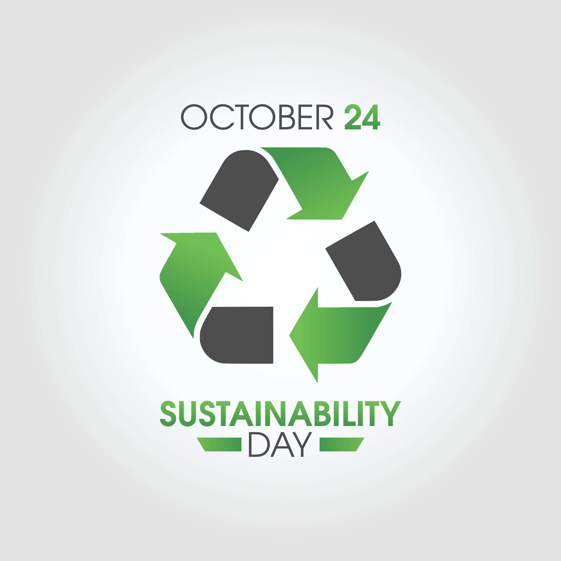 vector graphic of sustainability day good for sustainability day