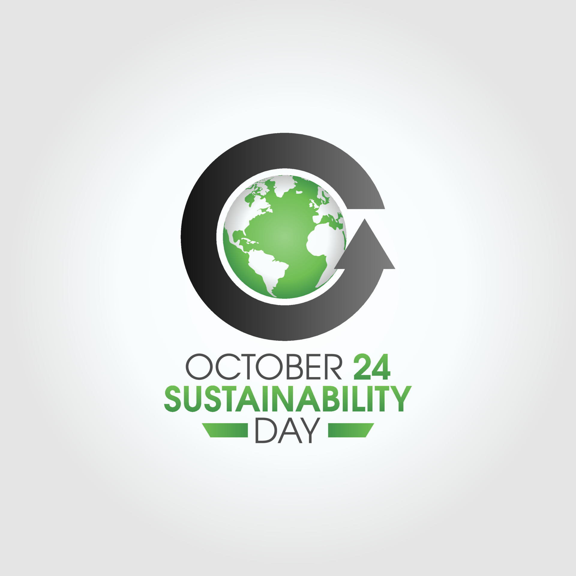 vector graphic of sustainability day good for sustainability day