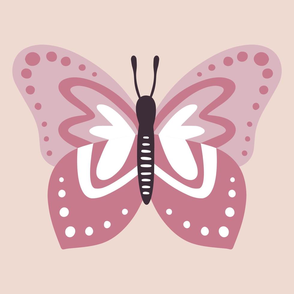 butterflies print beautiful and unique illustrations vector