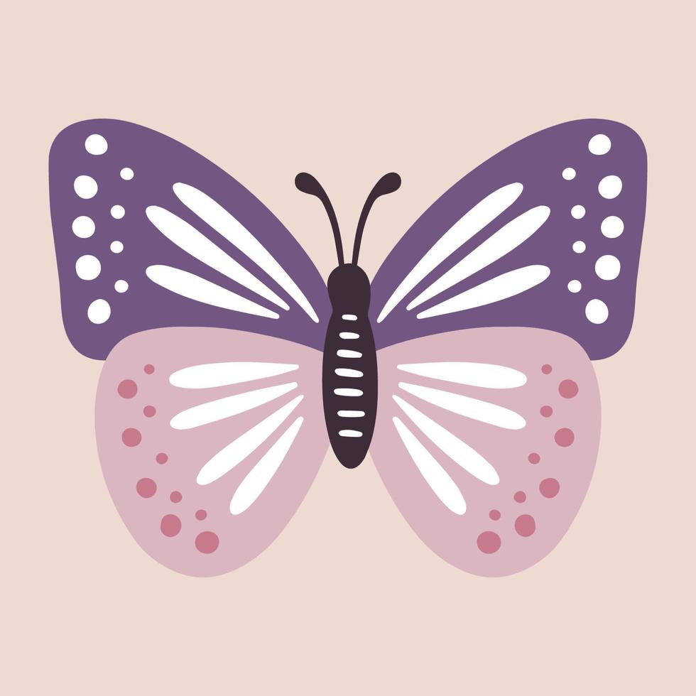 butterflies print beautiful and unique illustrations vector
