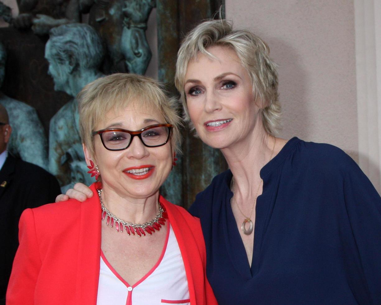 LOS ANGELES, JUN 9 - Cathy Kalmenson, Jane Lynch at the FOX s Girls Night Out Q and A and Champagne Bar Reception at TV Academy on June 9, 2014 in North Hollywood, CA photo