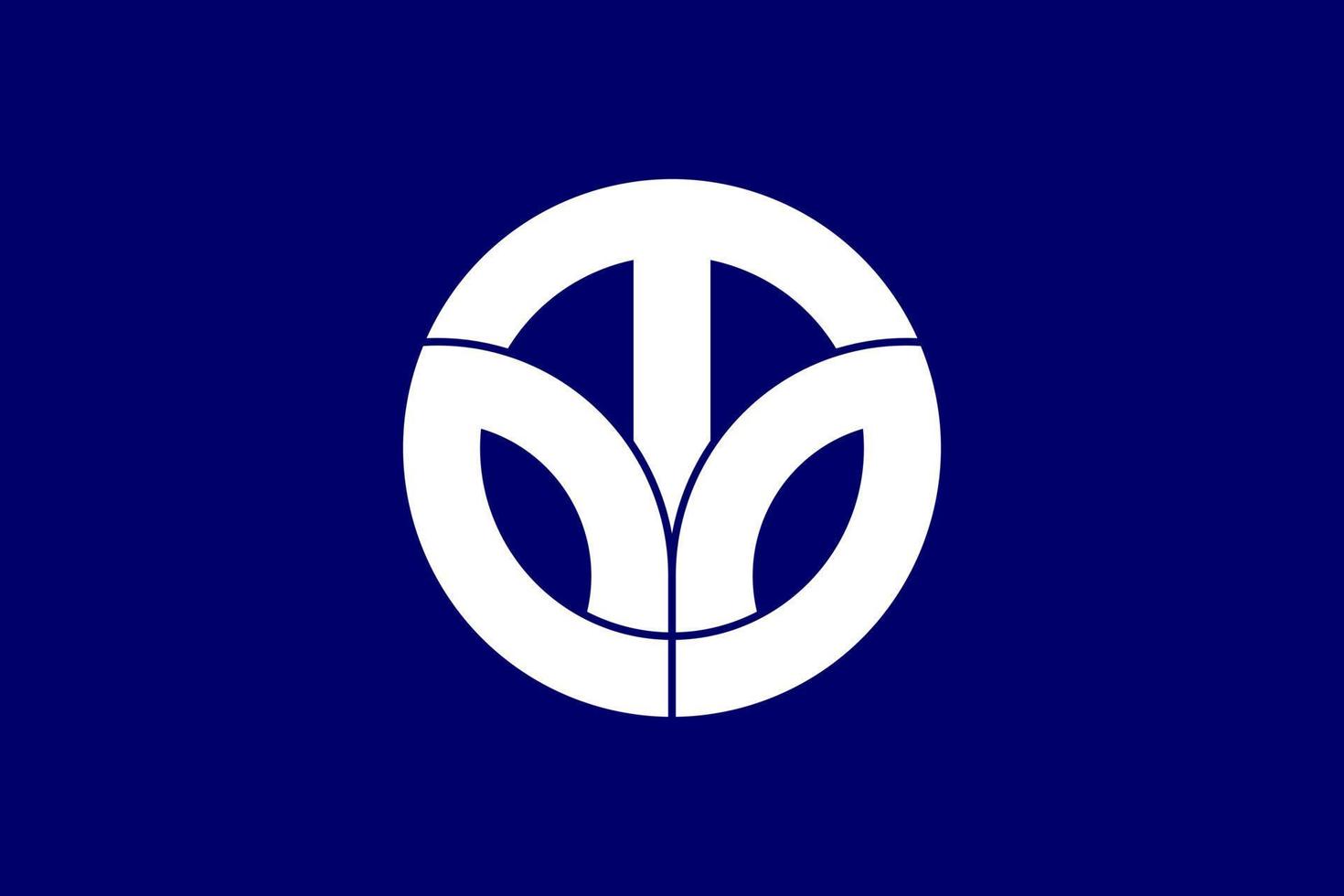 bandera de fukui, prefectura de japón. ilustración vectorial vector