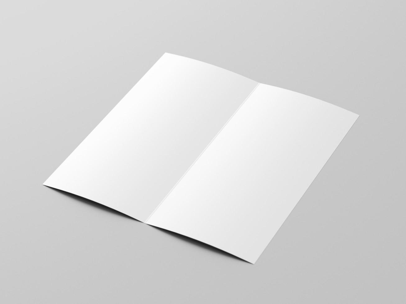 tri fold brochure mockup photo