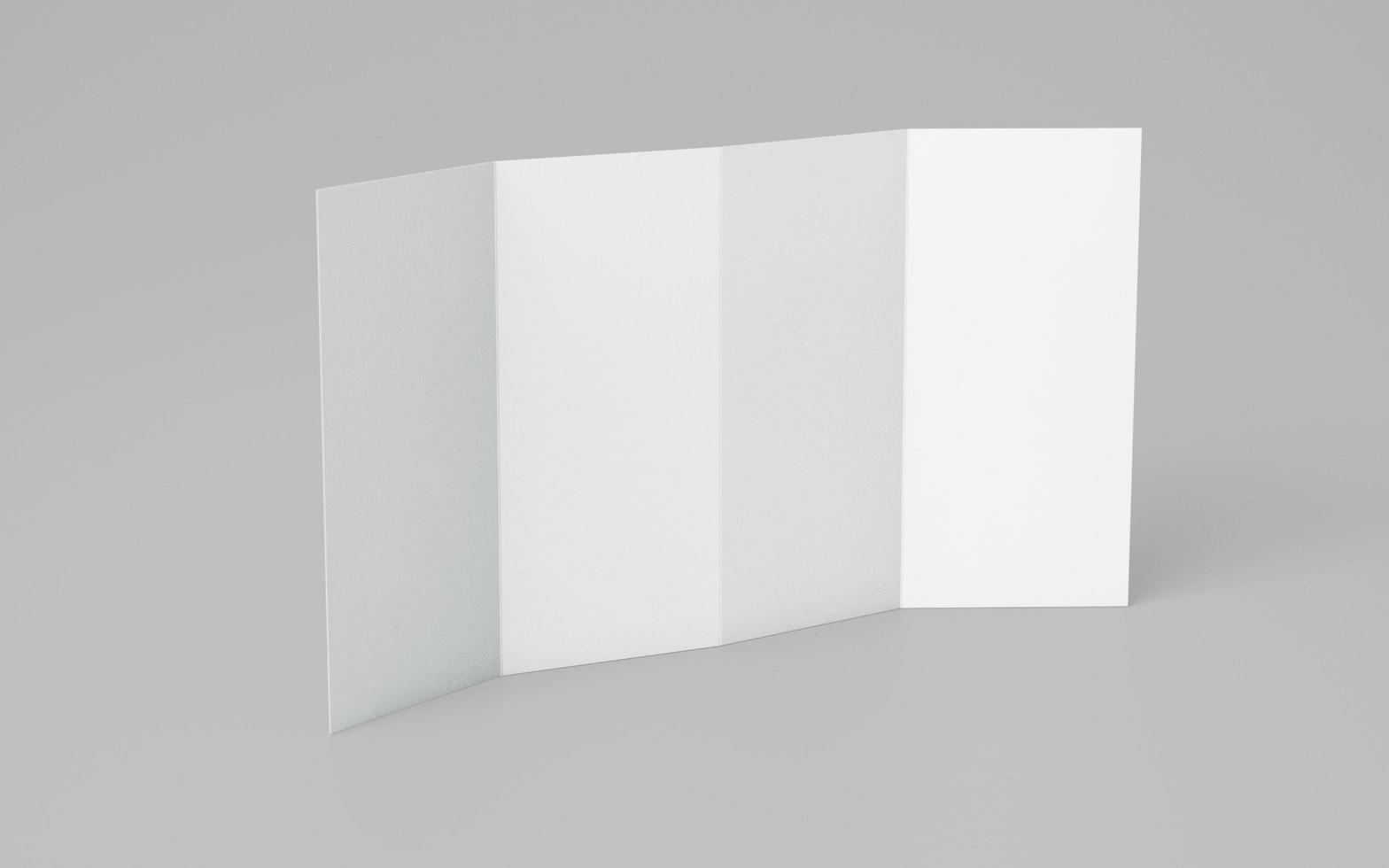standing  brochure mockup photo