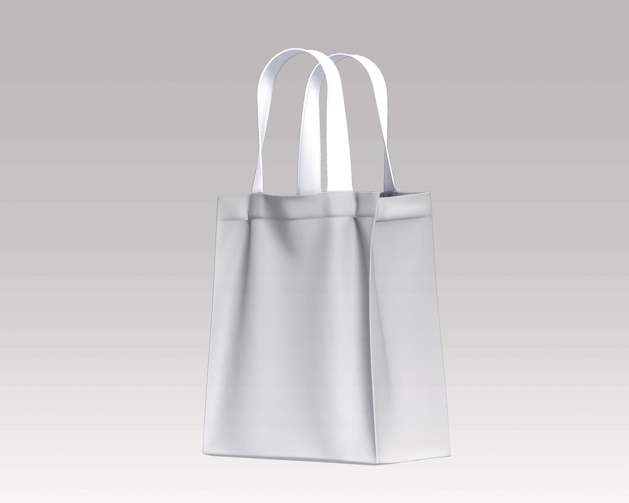 shopping bag 3d mockup photo