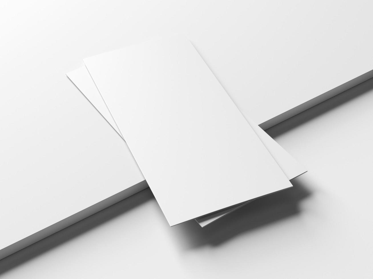 tri fold brochure mockup photo