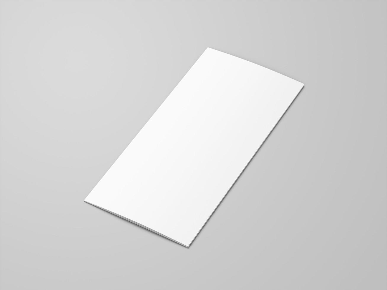 cover trifold leaflet mockup photo