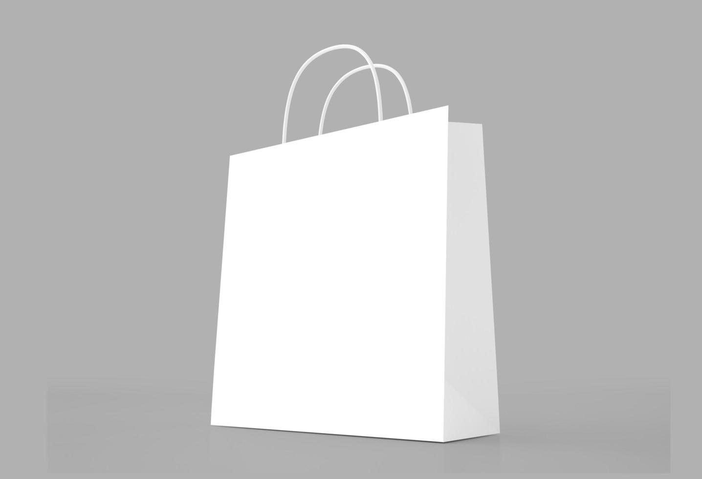 shopping bag mockup design photo