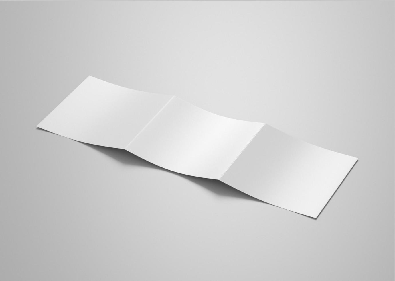 square trifold mockup brochure photo