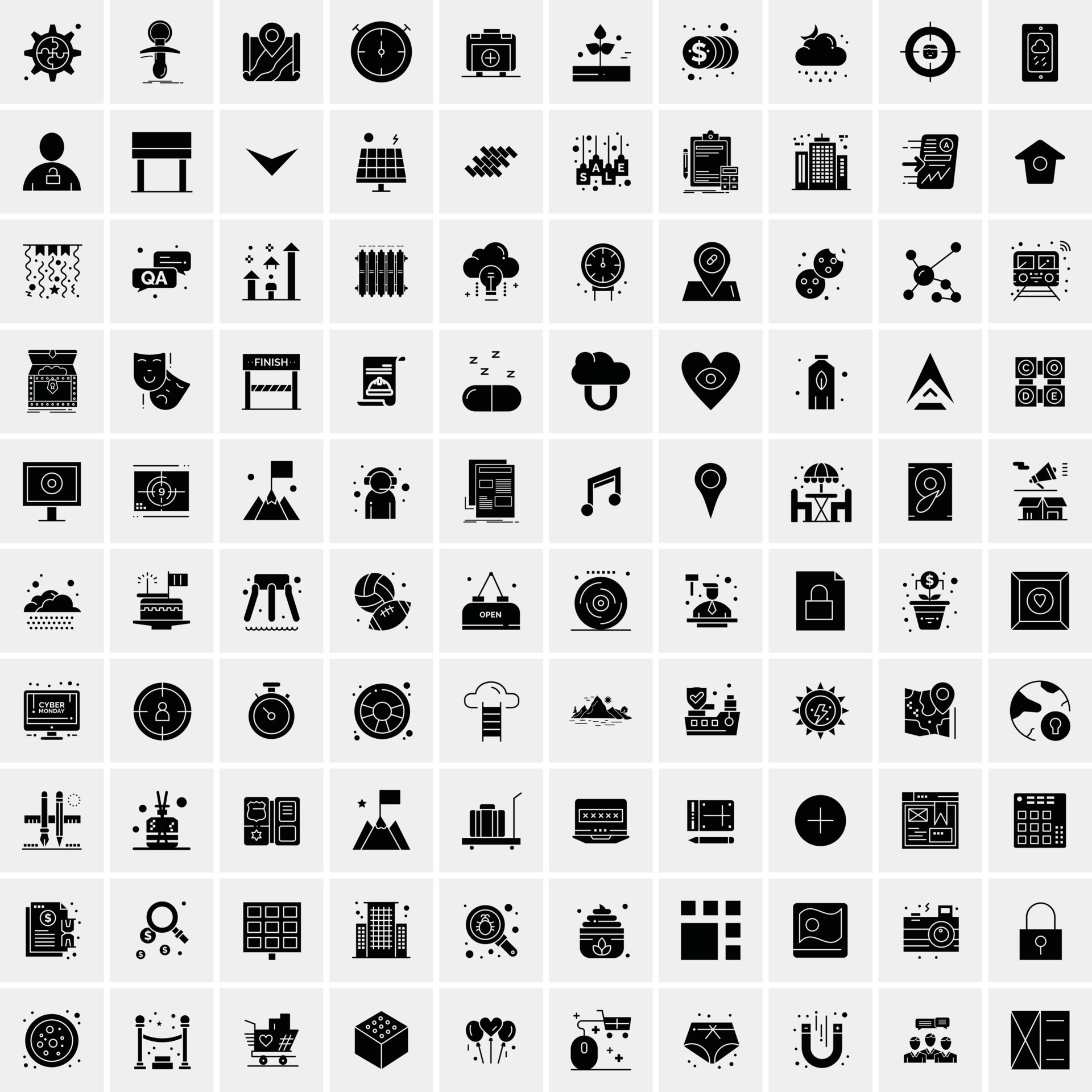 set-of-100-universal-solid-icons-13345957-vector-art-at-vecteezy