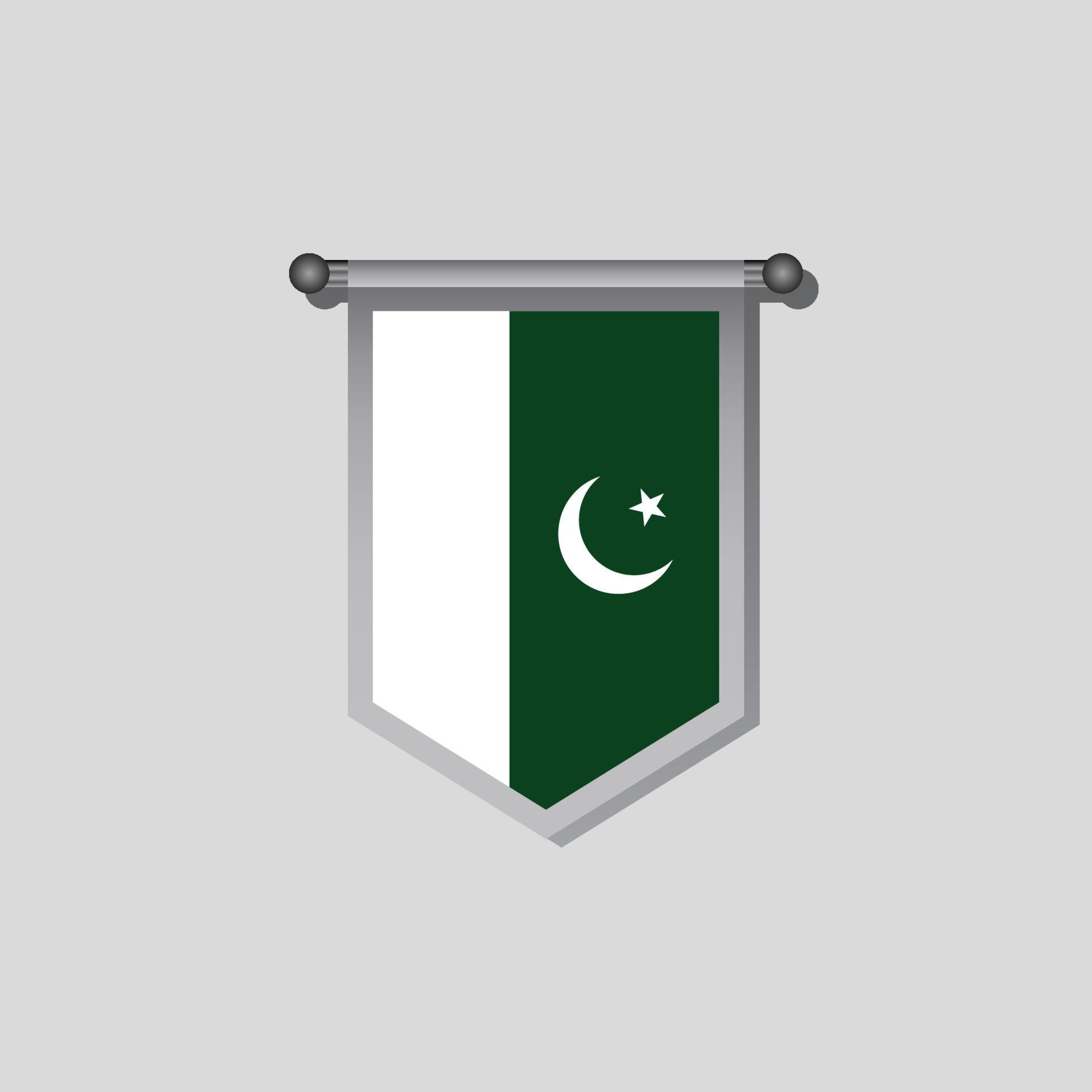 Illustration of Pakistan flag Template 13346119 Vector Art at Vecteezy