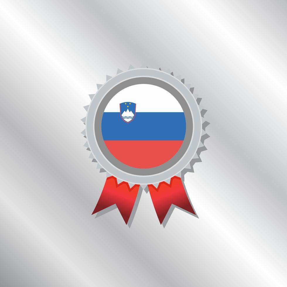 Illustration of Slovenia flag Template vector