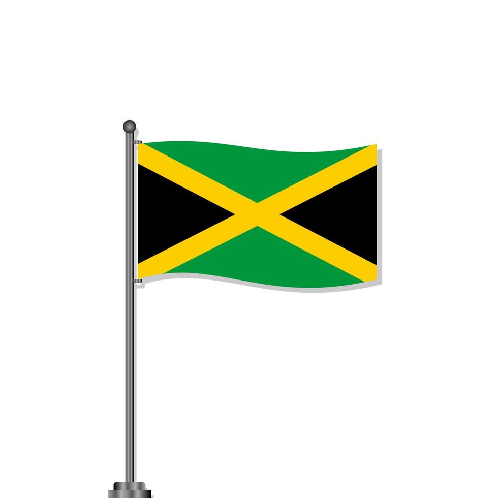 Illustration of Jamaica flag Template vector