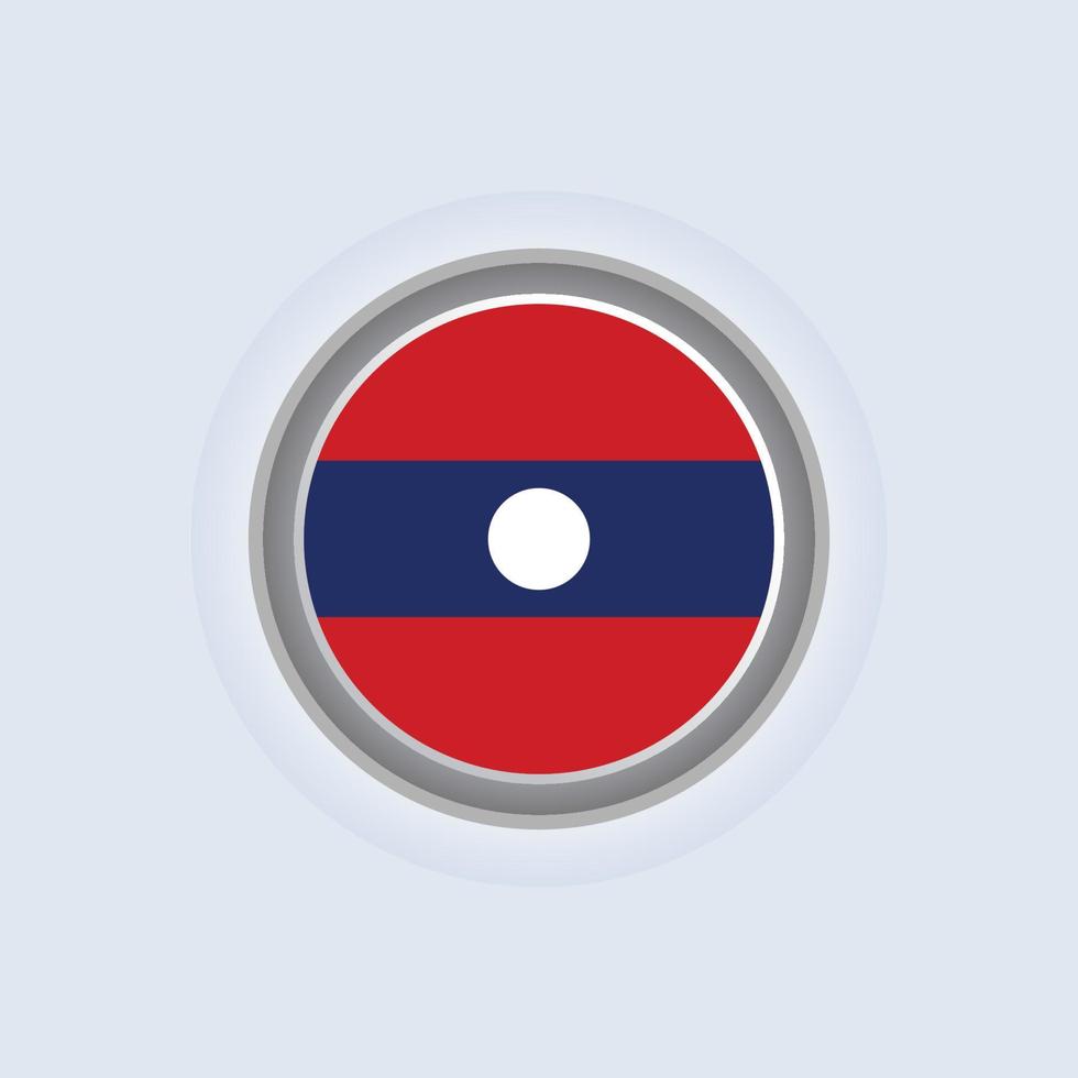 Illustration of Laos flag Template vector