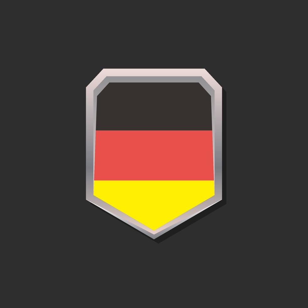 Illustration of Germany flag Template vector