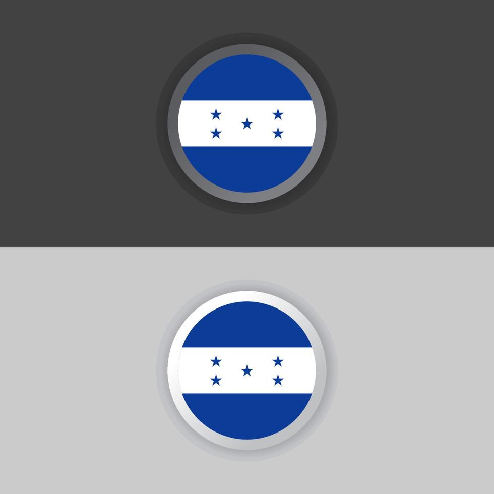 Illustration of Honduras flag Template vector