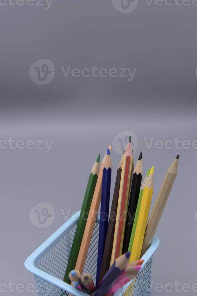 Stationery supplies for students. photo