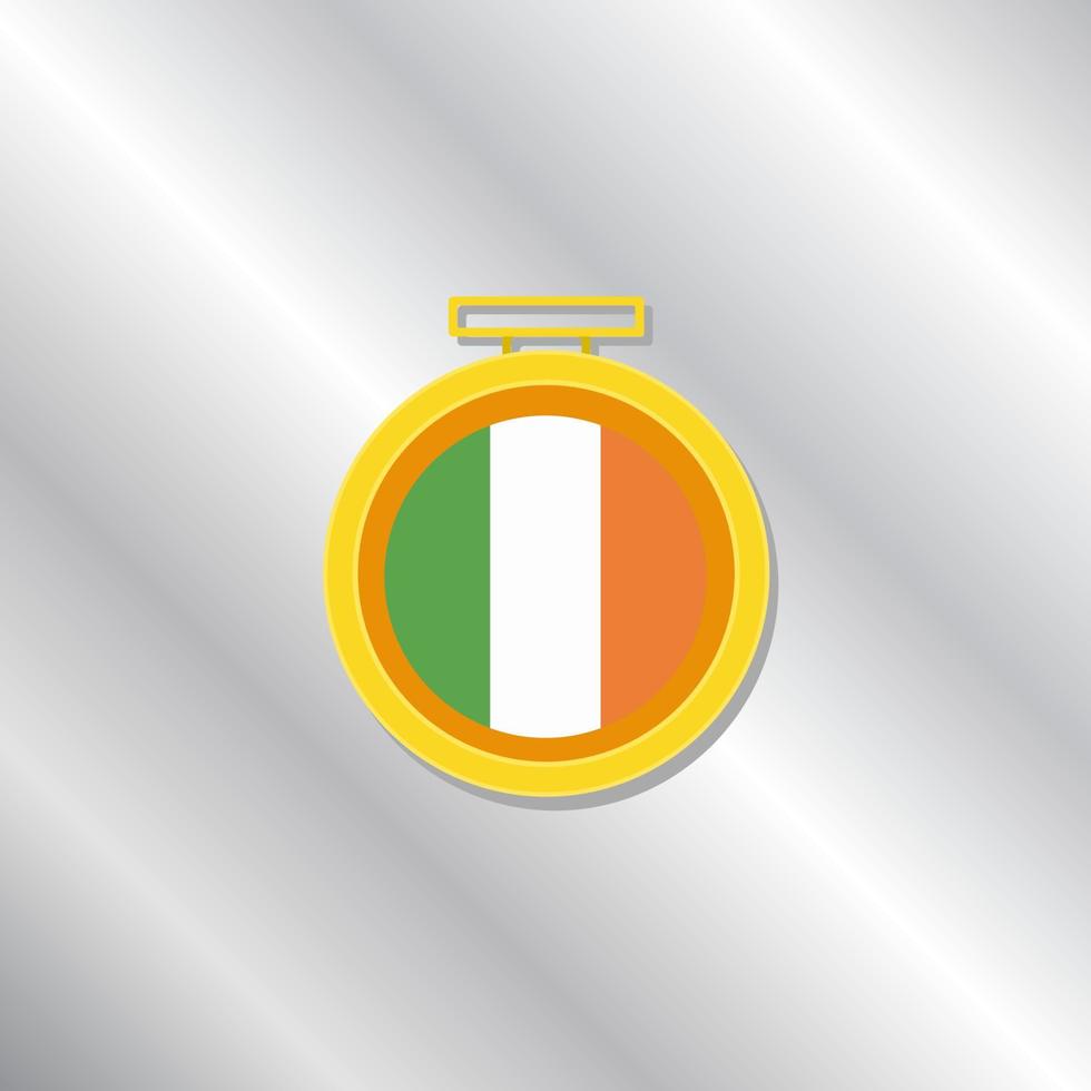 Illustration of Ireland flag Template vector