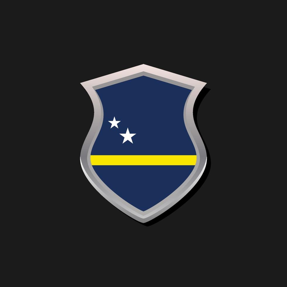 Illustration of Curacao flag Template vector