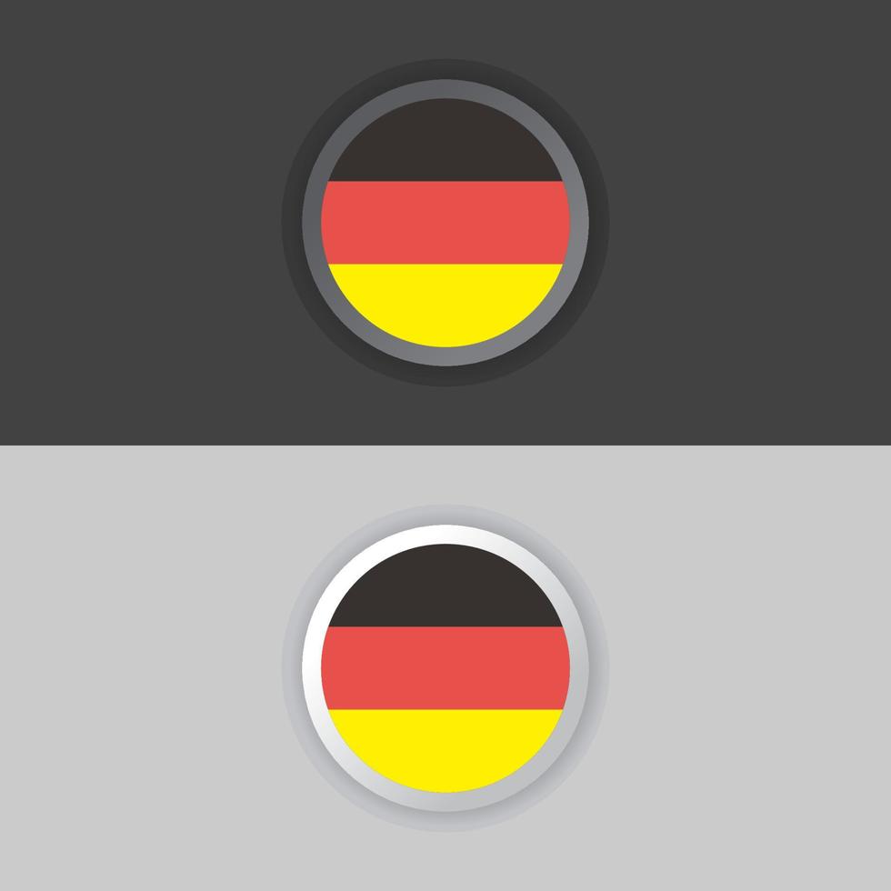 Illustration of Germany flag Template vector