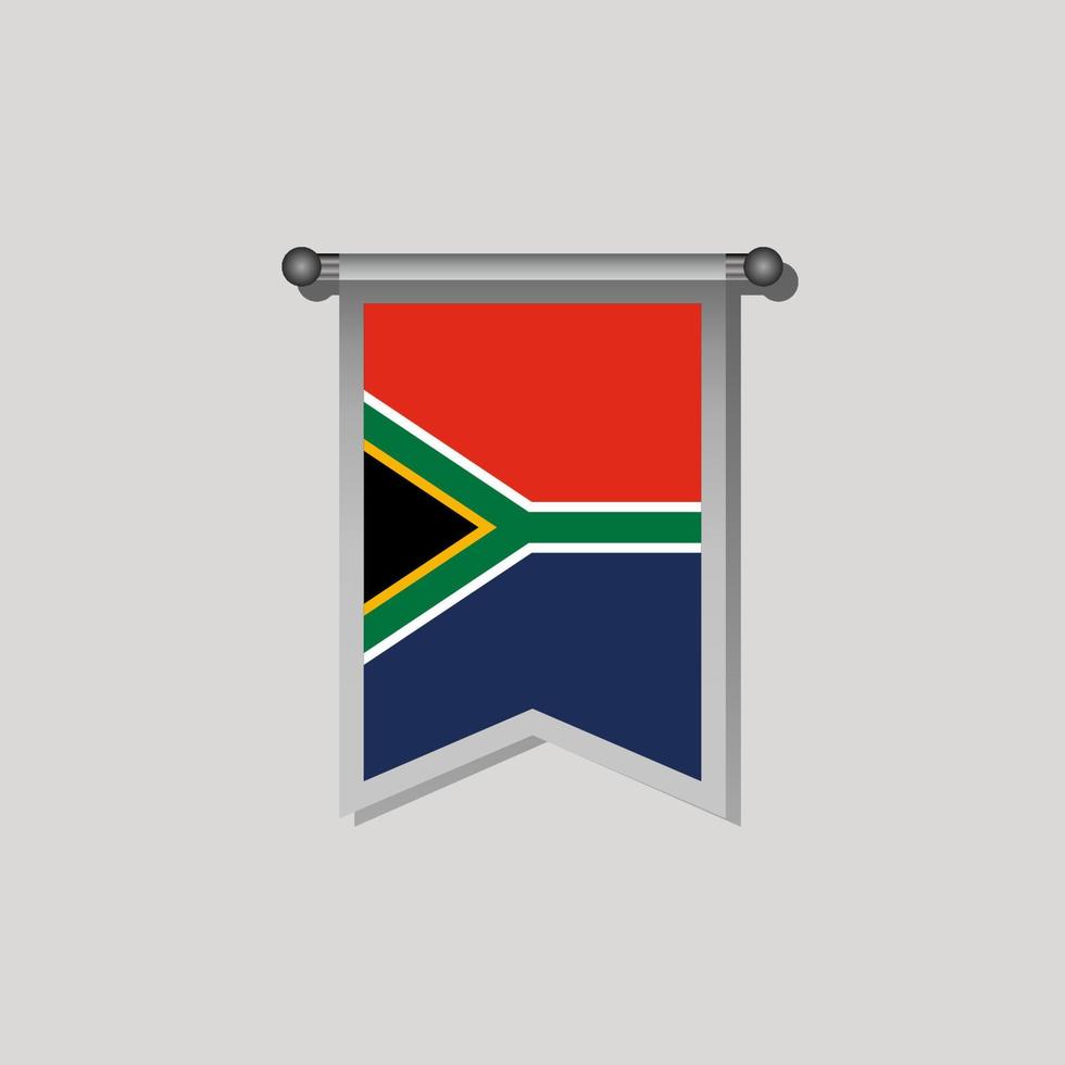 Illustration of South Africa flag Template vector