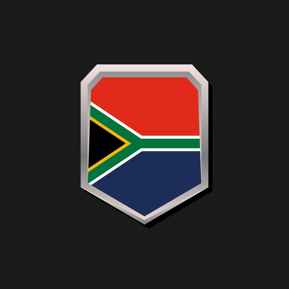 Illustration of South Africa flag Template vector