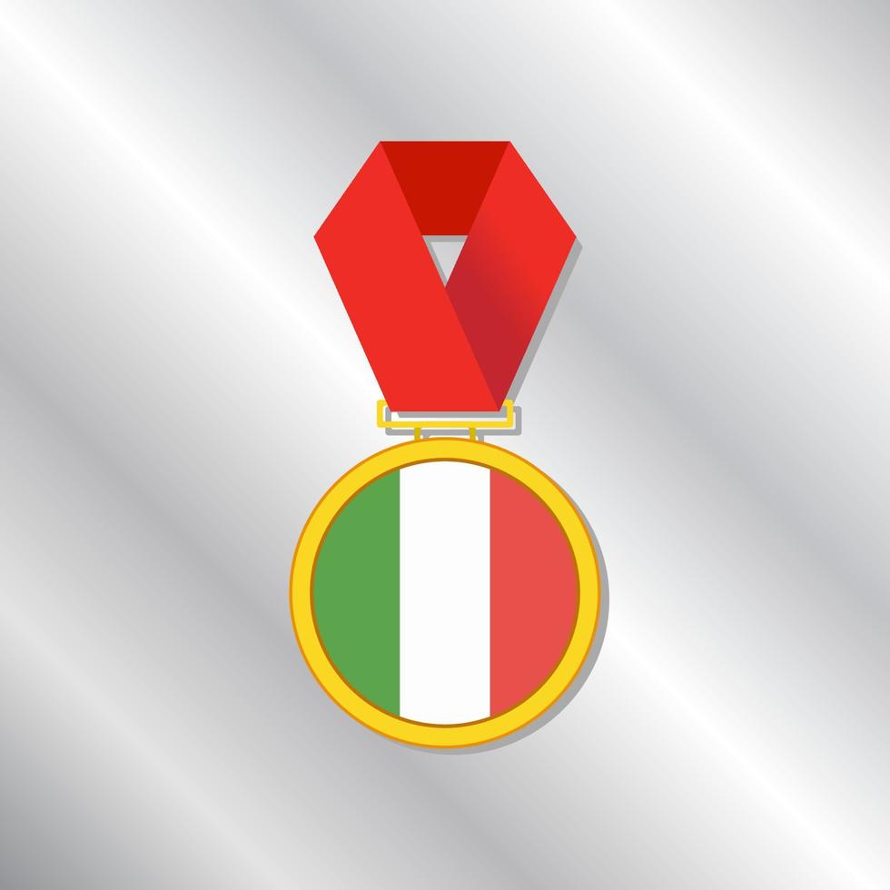 Illustration of Italy flag Template vector