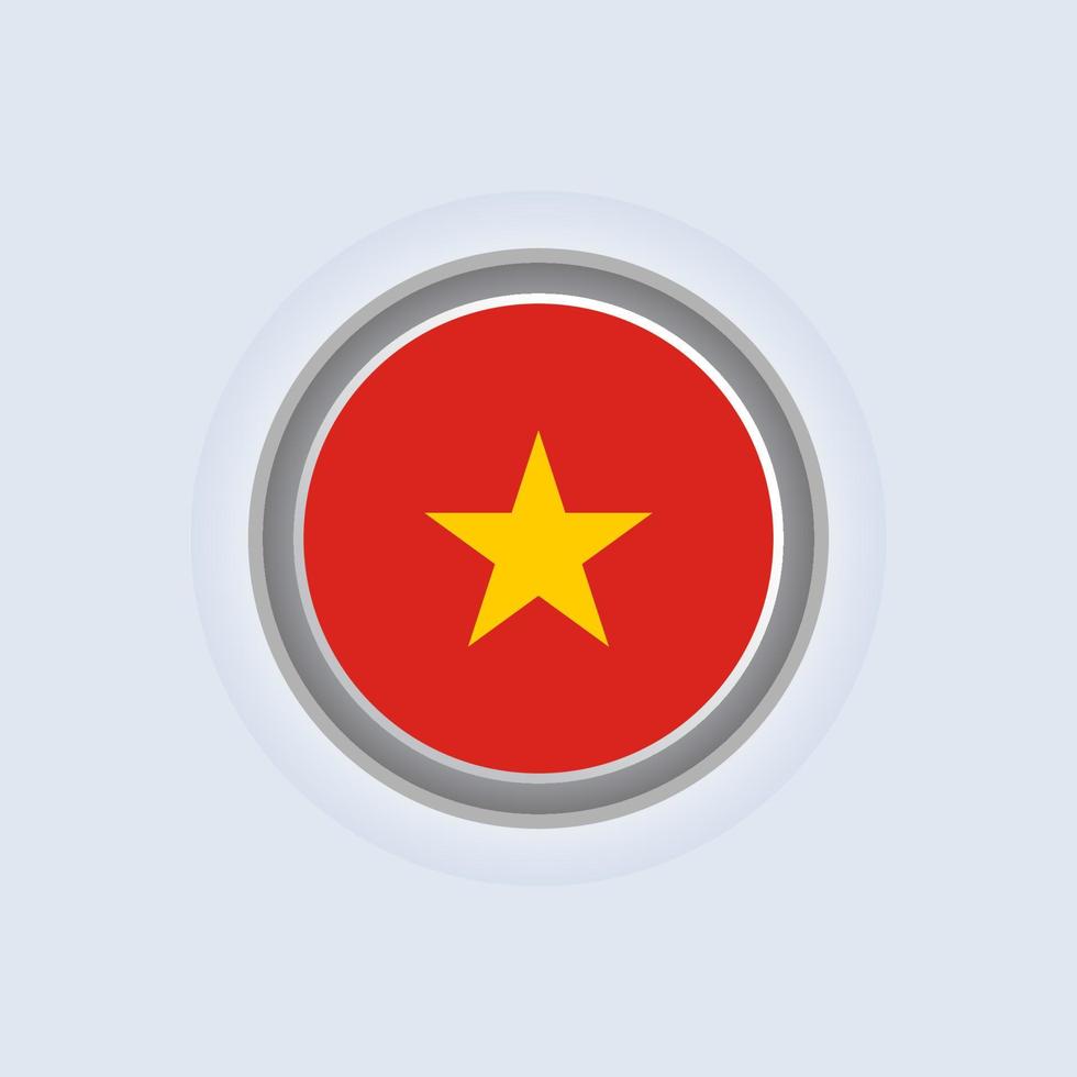 Illustration of Vietnam flag Template vector