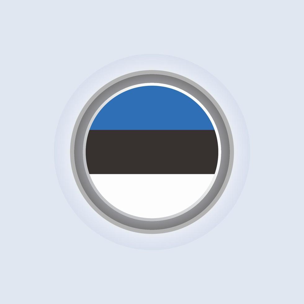 ilustración de la plantilla de la bandera de estonia vector