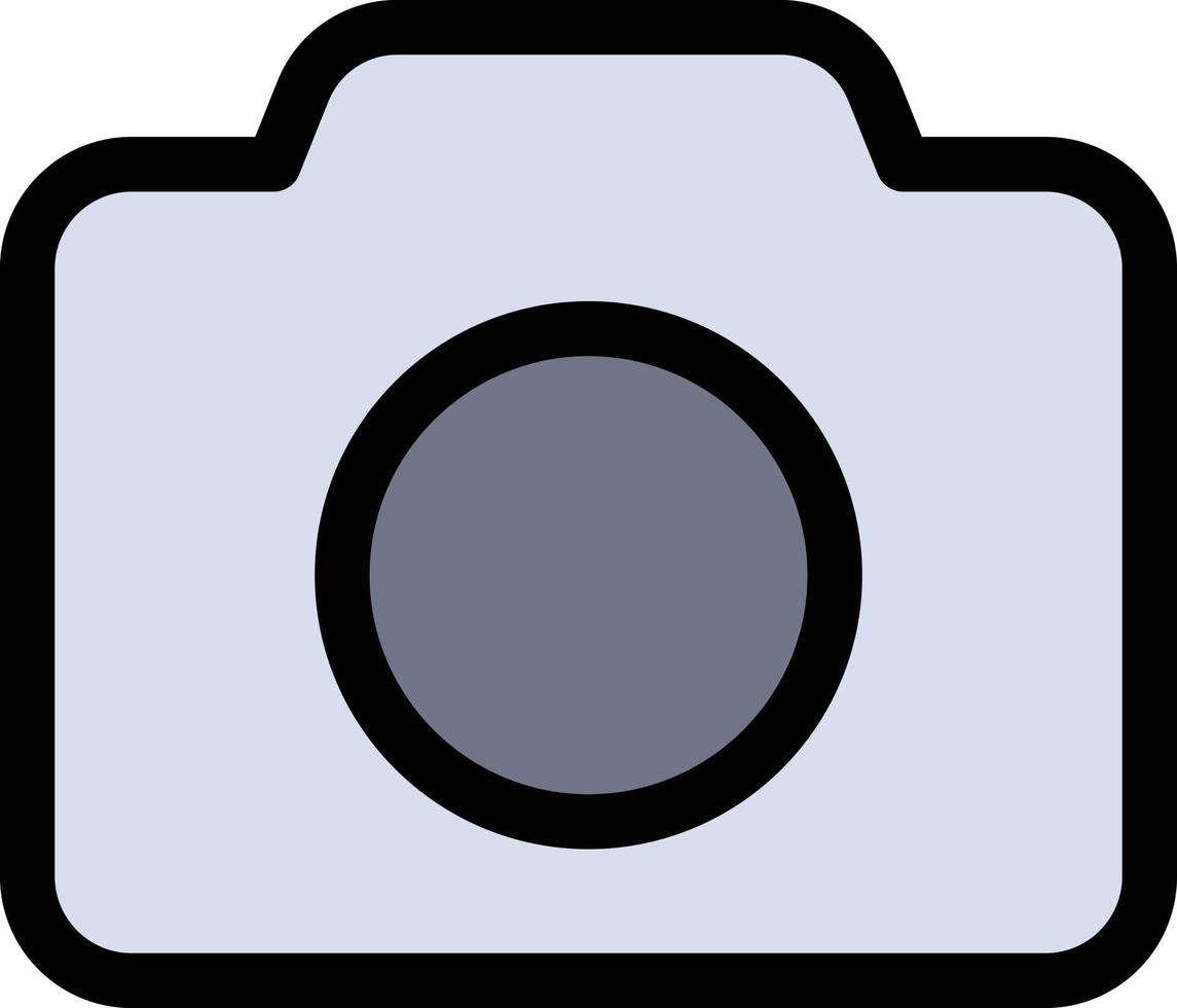 Camera Image Basic Ui  Flat Color Icon Vector icon banner Template