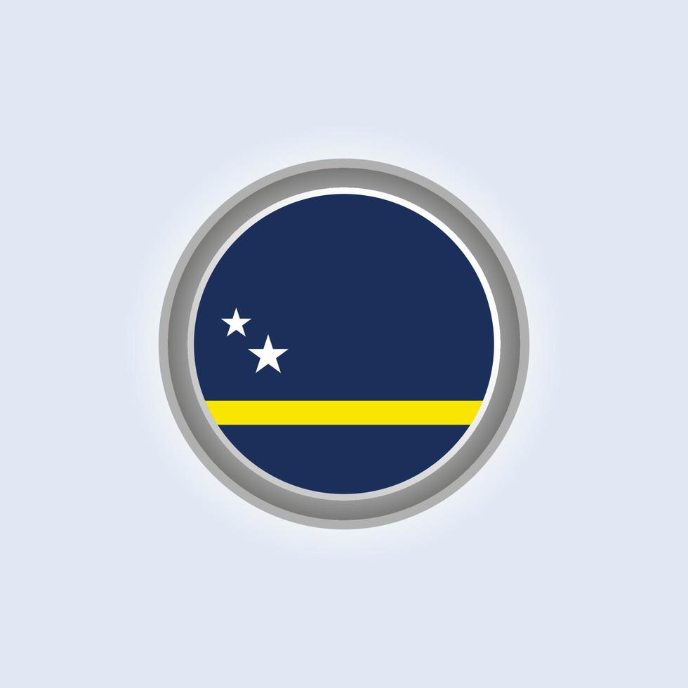 Illustration of Curacao flag Template vector