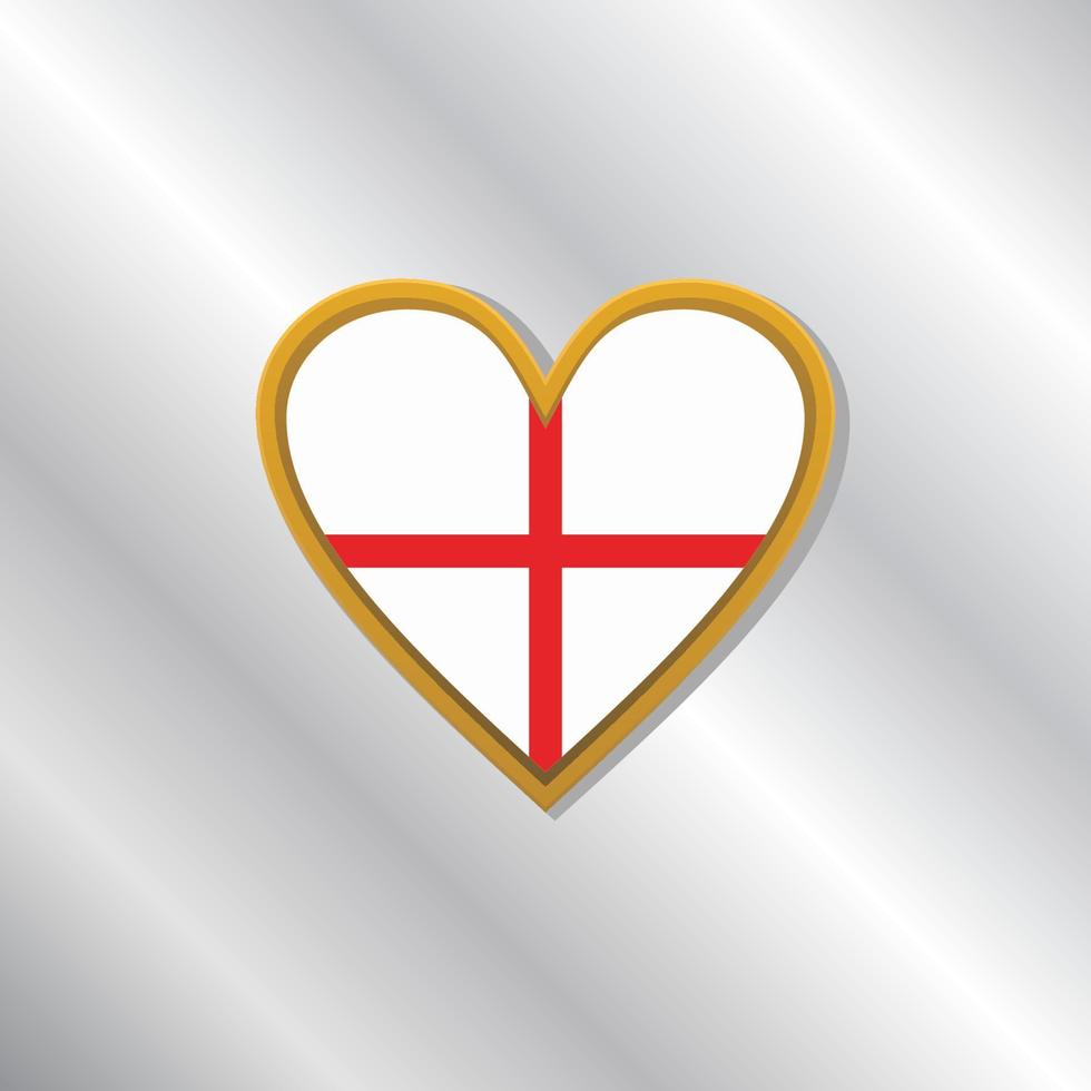 Illustration of England flag Template vector
