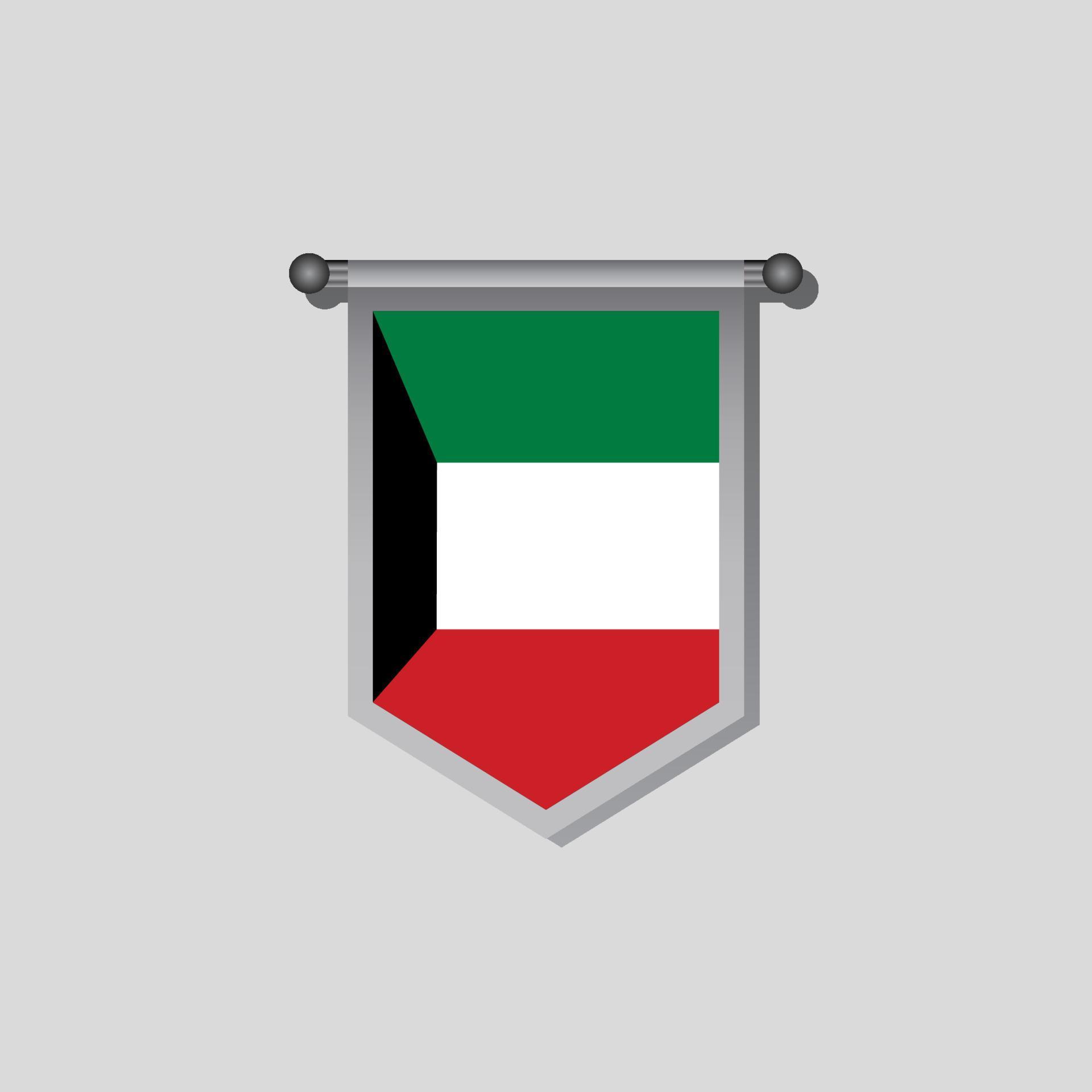 Illustration of Kuwait flag Template 13346969 Vector Art at Vecteezy