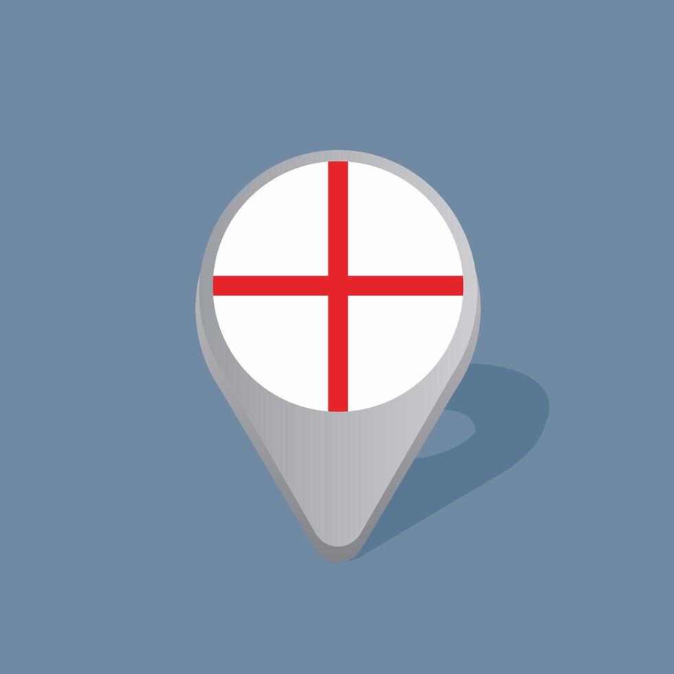 Illustration of England flag Template vector