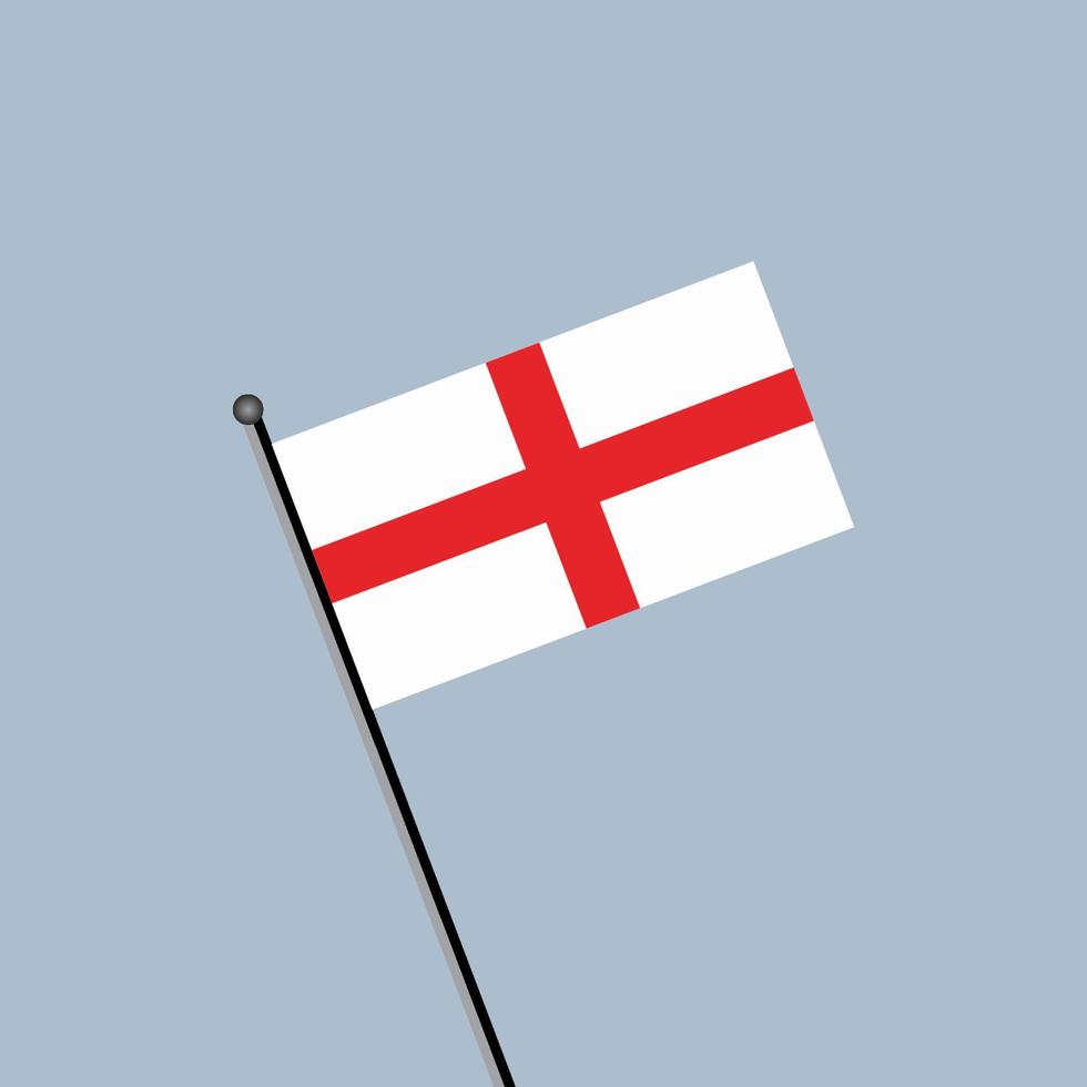 ilustración de la plantilla de la bandera de inglaterra vector