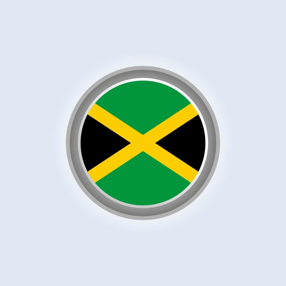 Illustration of Jamaica flag Template vector