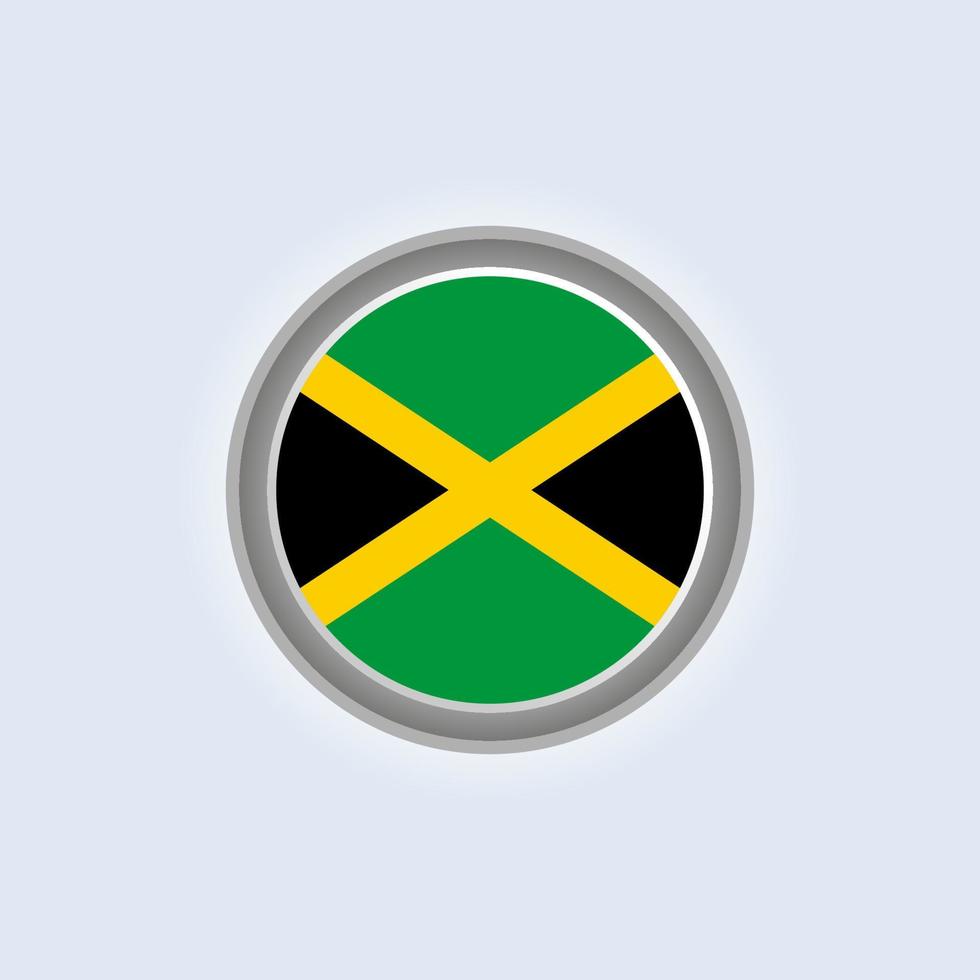 Illustration of Jamaica flag Template vector