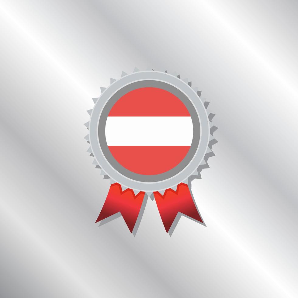 Illustration of Austria flag Template vector