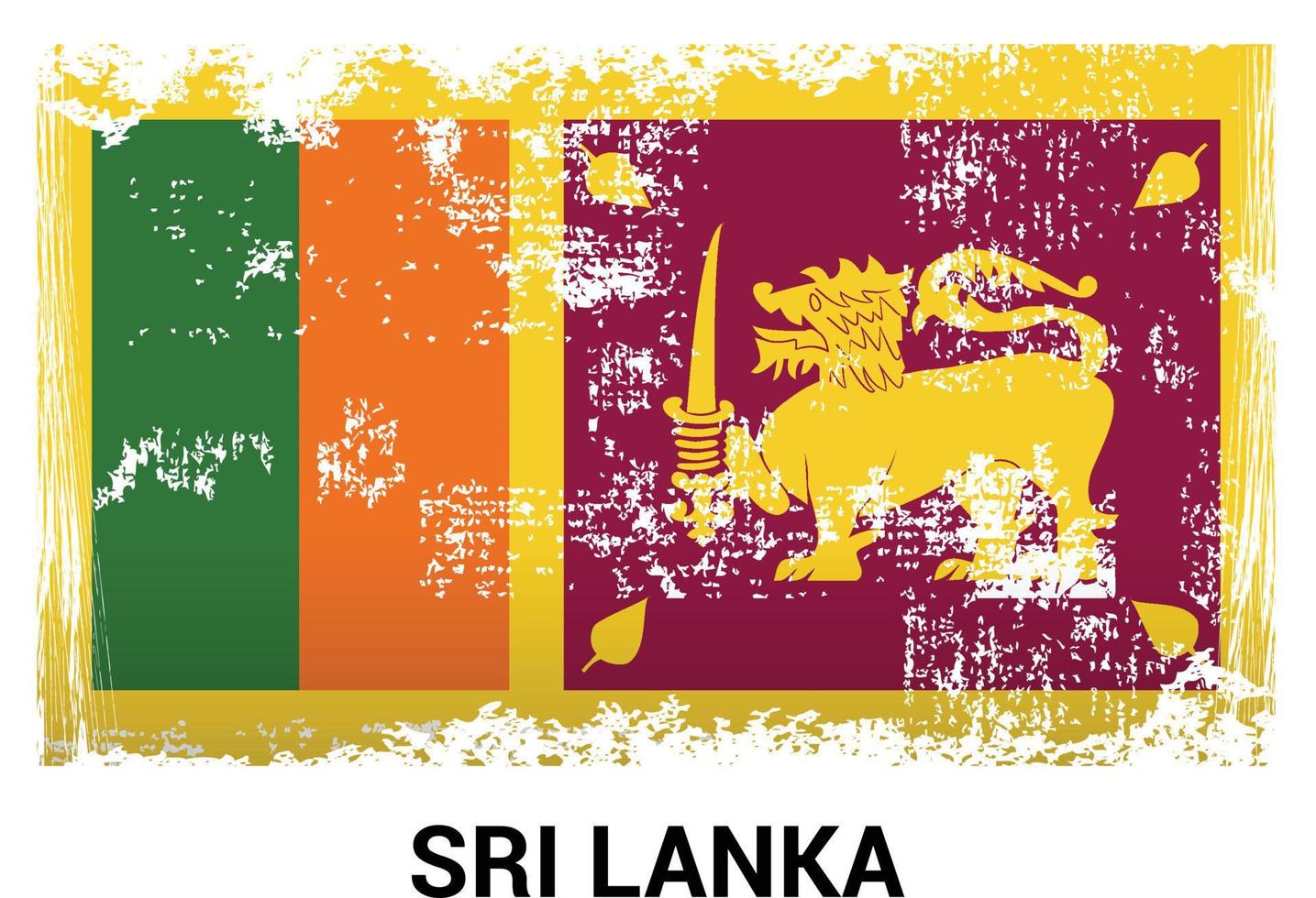 Srilanka Independence day design card vector