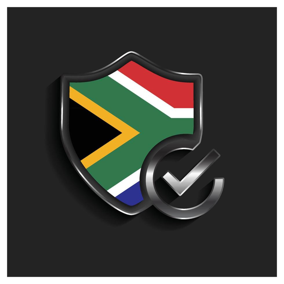 vector de diseño de bandera de sudáfrica