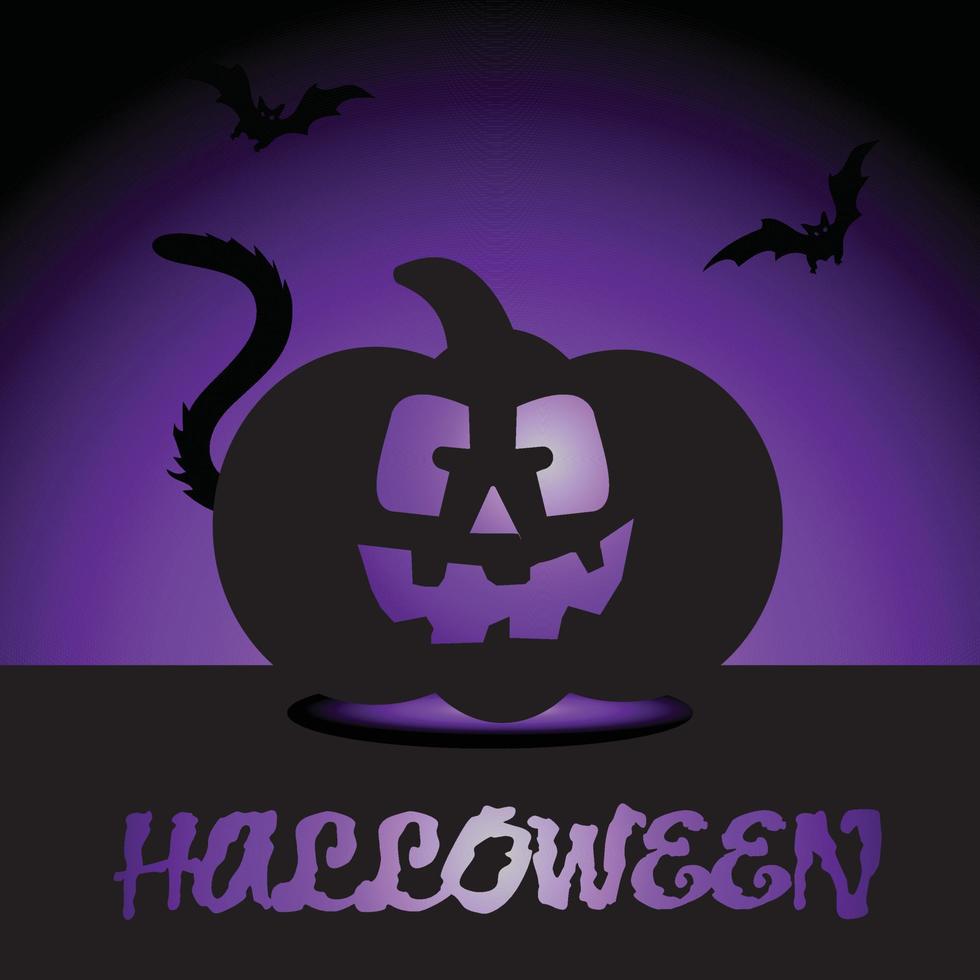 diseño de halloween con vector de diseño creativo