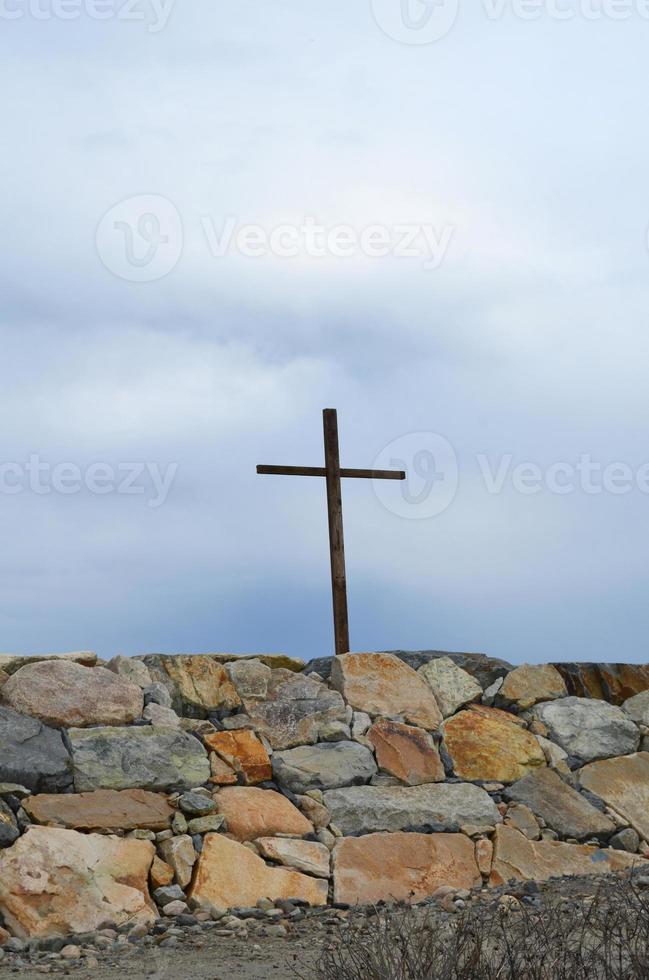 cruz en punta de cedro en scituate foto