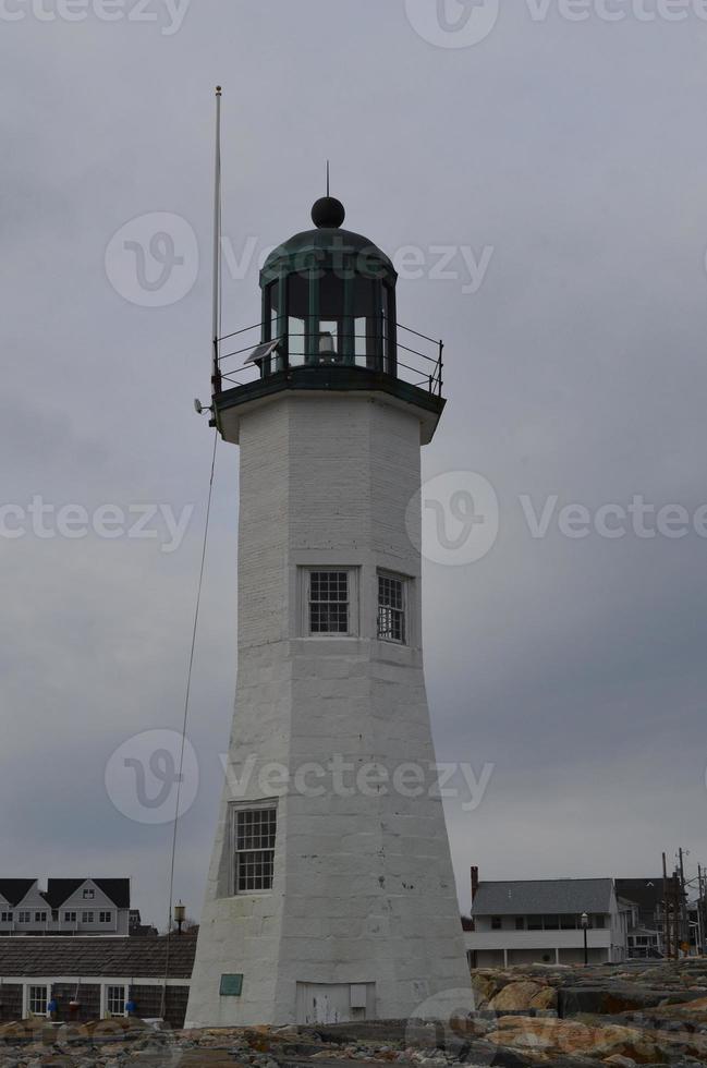 Towering Old Scituate Light in Massachusetts photo