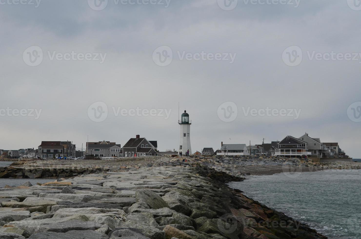 scituate con vistas a la antigua luz scituate foto