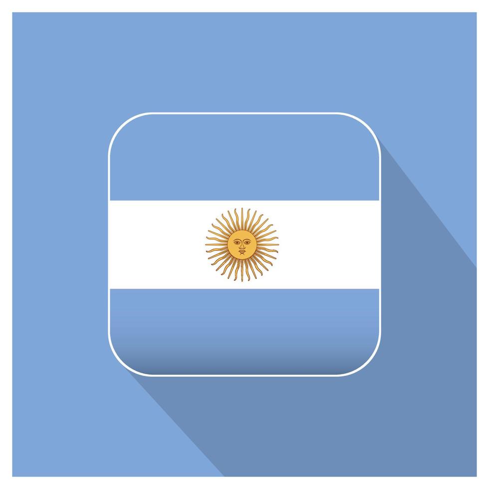 Argentina flag design vector