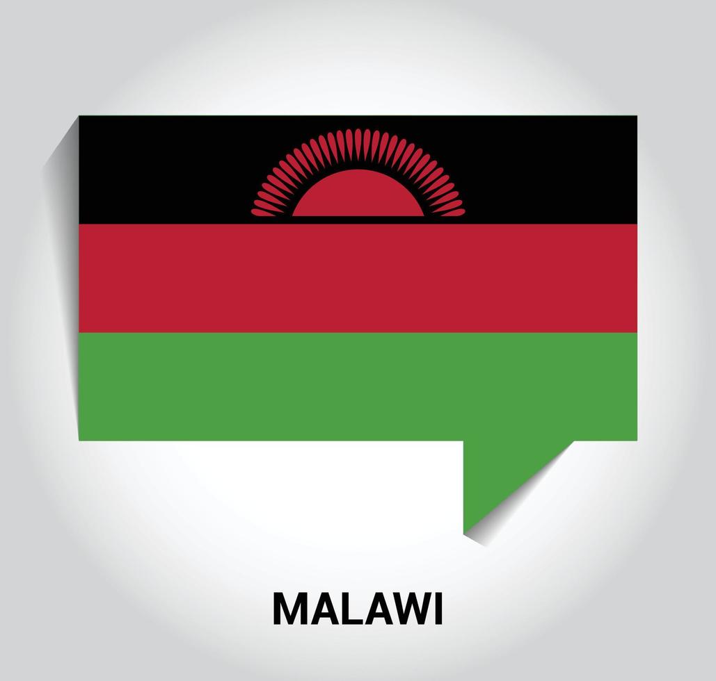 Malawi flags design vector