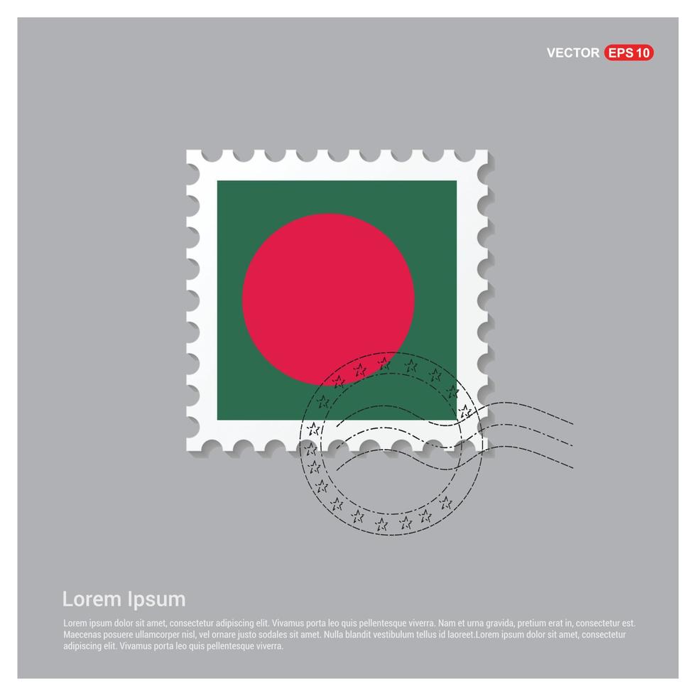 Bangladesh flag design vector