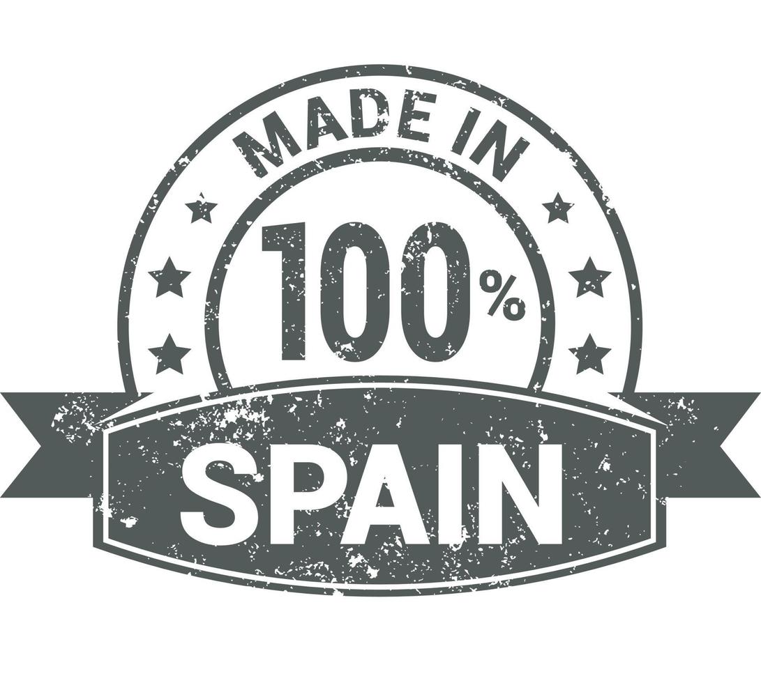 Spain stamp design vector