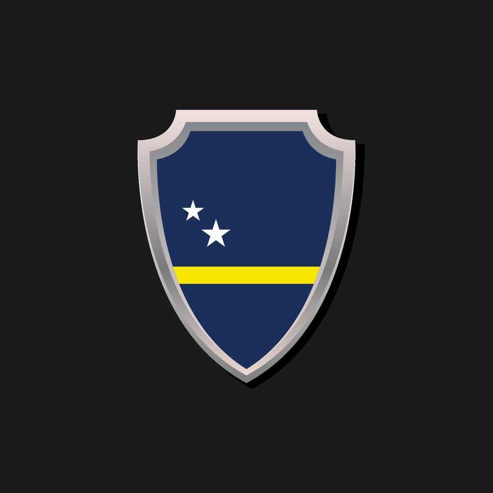 Illustration of Curacao flag Template vector