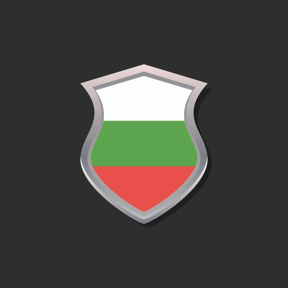 Illustration of Bulgaria flag Template vector